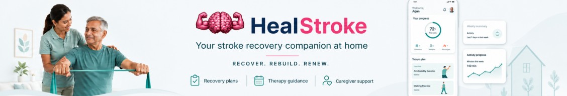 HealStroke.com promotional banner