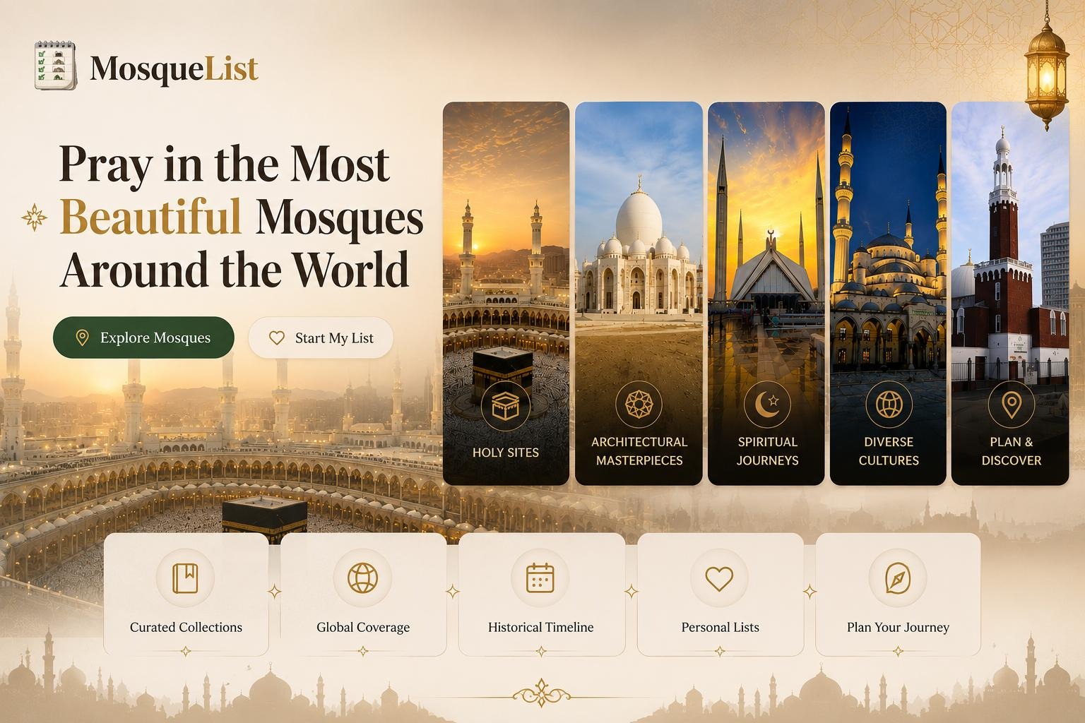 MosqueList promotional banner
